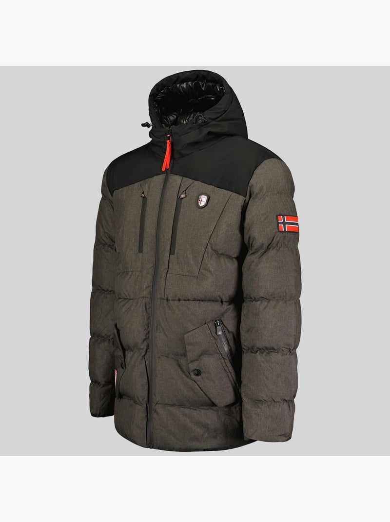 Parka à capuche cashblend – geographical norway Bleu marine - Kiabi