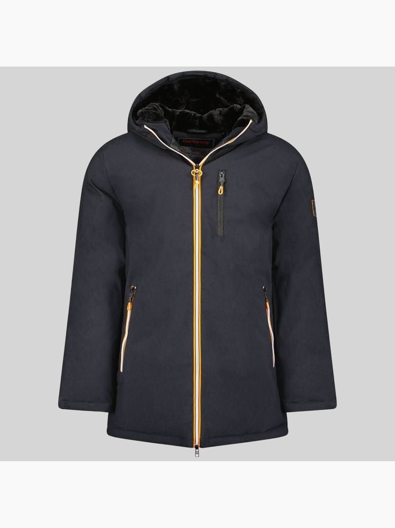 Parka à capuche cassim – geographical norway Bleu marine - Kiabi