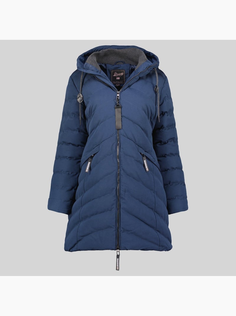 Parka à capuche clarisal – geographical norway Bleu marine - Kiabi