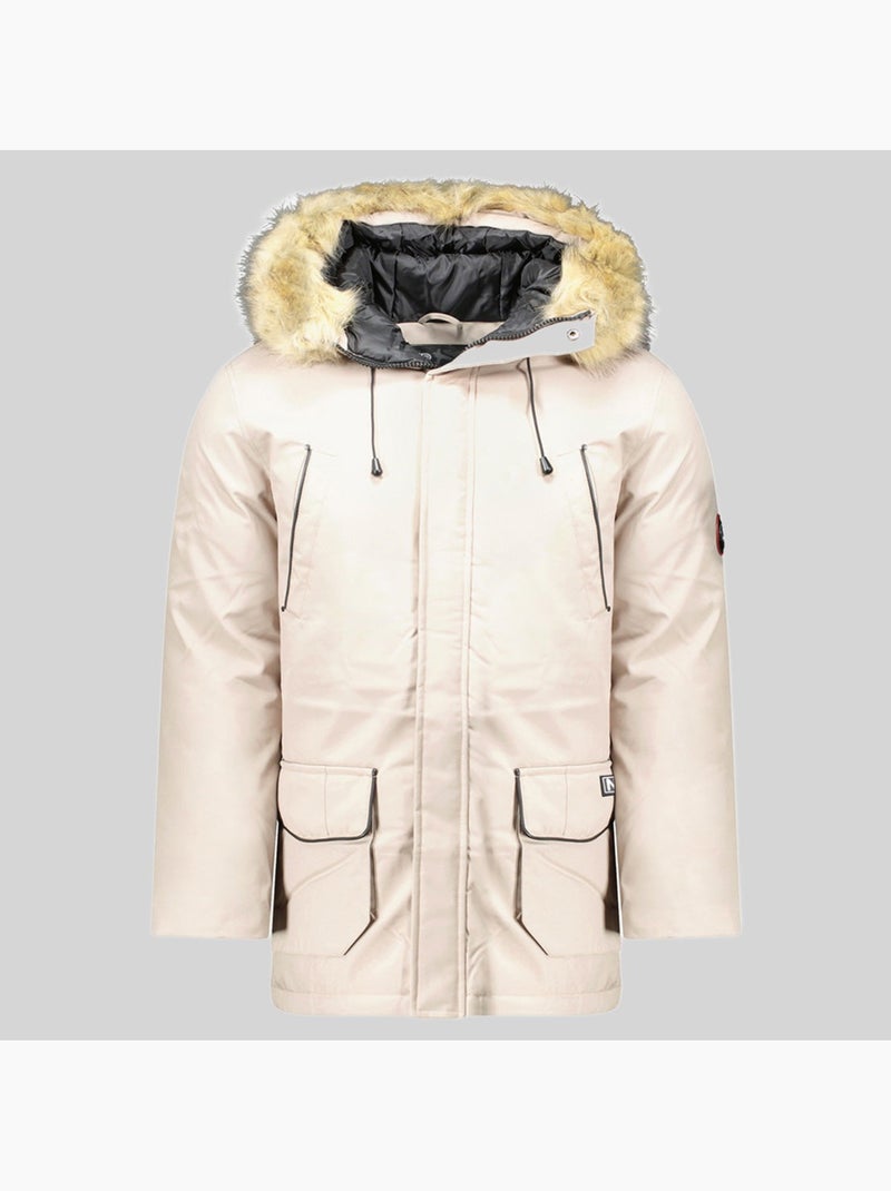 Parka à capuche claude – geographical norway Beige - Kiabi