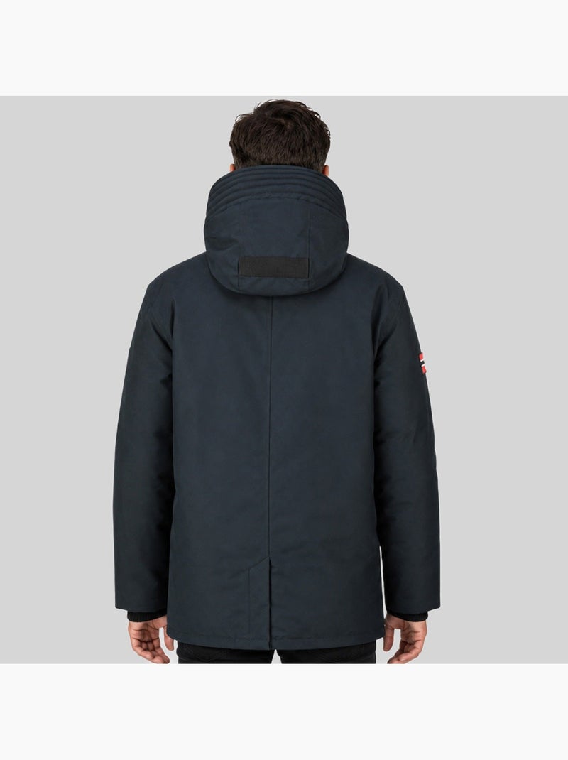 Parka à capuche claudius – geographical norway Bleu marine - Kiabi
