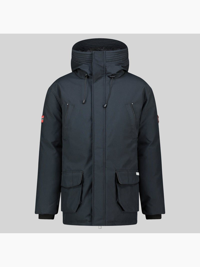 Parka à capuche claudius – geographical norway Bleu marine - Kiabi