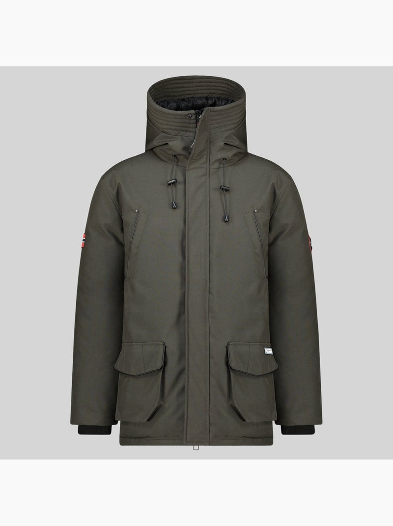 Parka à capuche claudius – geographical norway Kaki - Kiabi