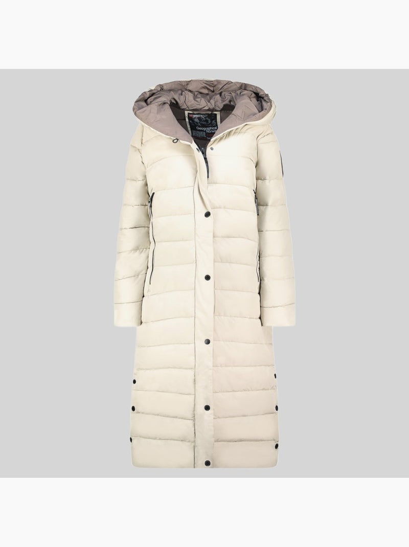 Parka à capuche constance – geographical norway Gris clair - Kiabi