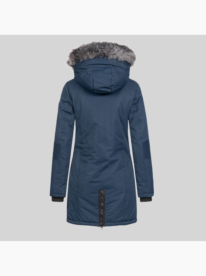Parka à capuche coraly – geographical norway Bleu marine - Kiabi