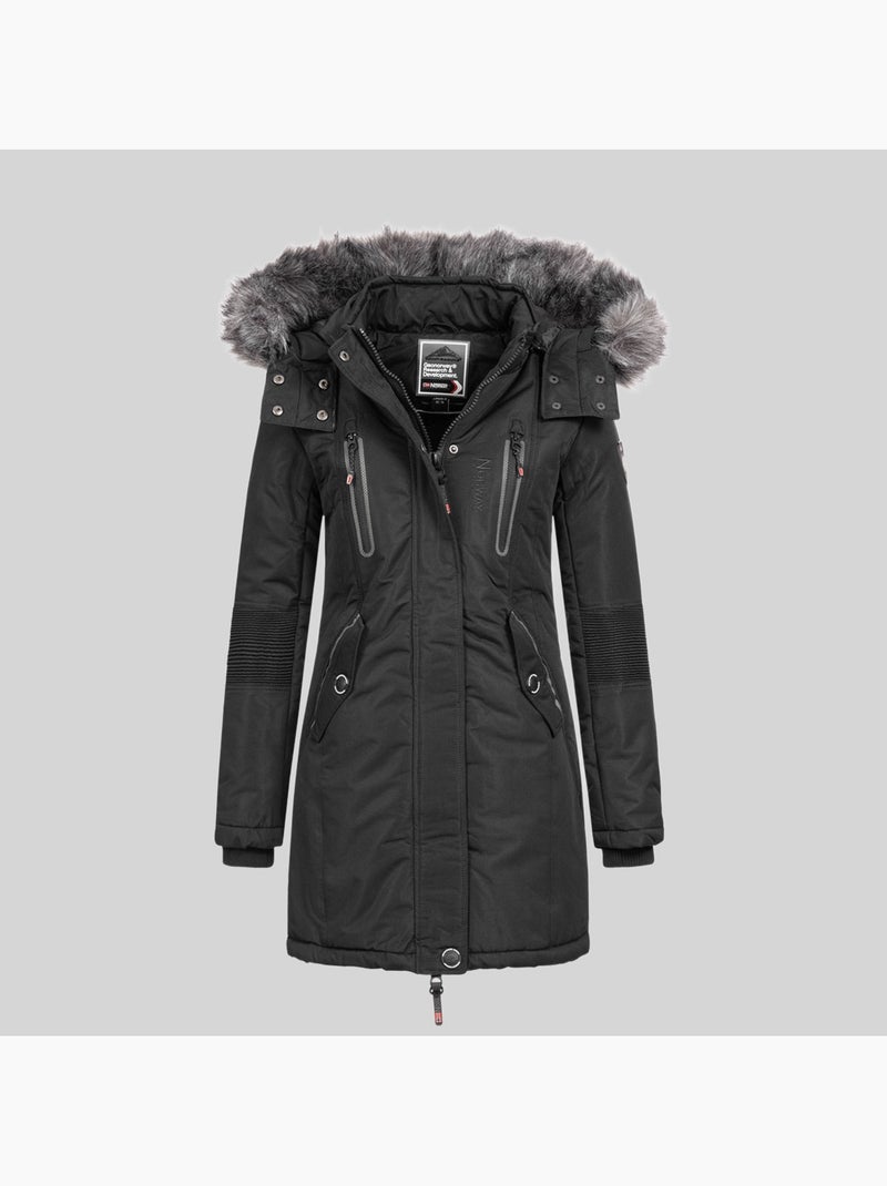 Parka à capuche coraly – geographical norway Noir - Kiabi