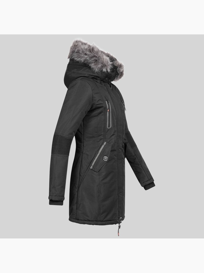 Parka à capuche coraly – geographical norway Noir - Kiabi
