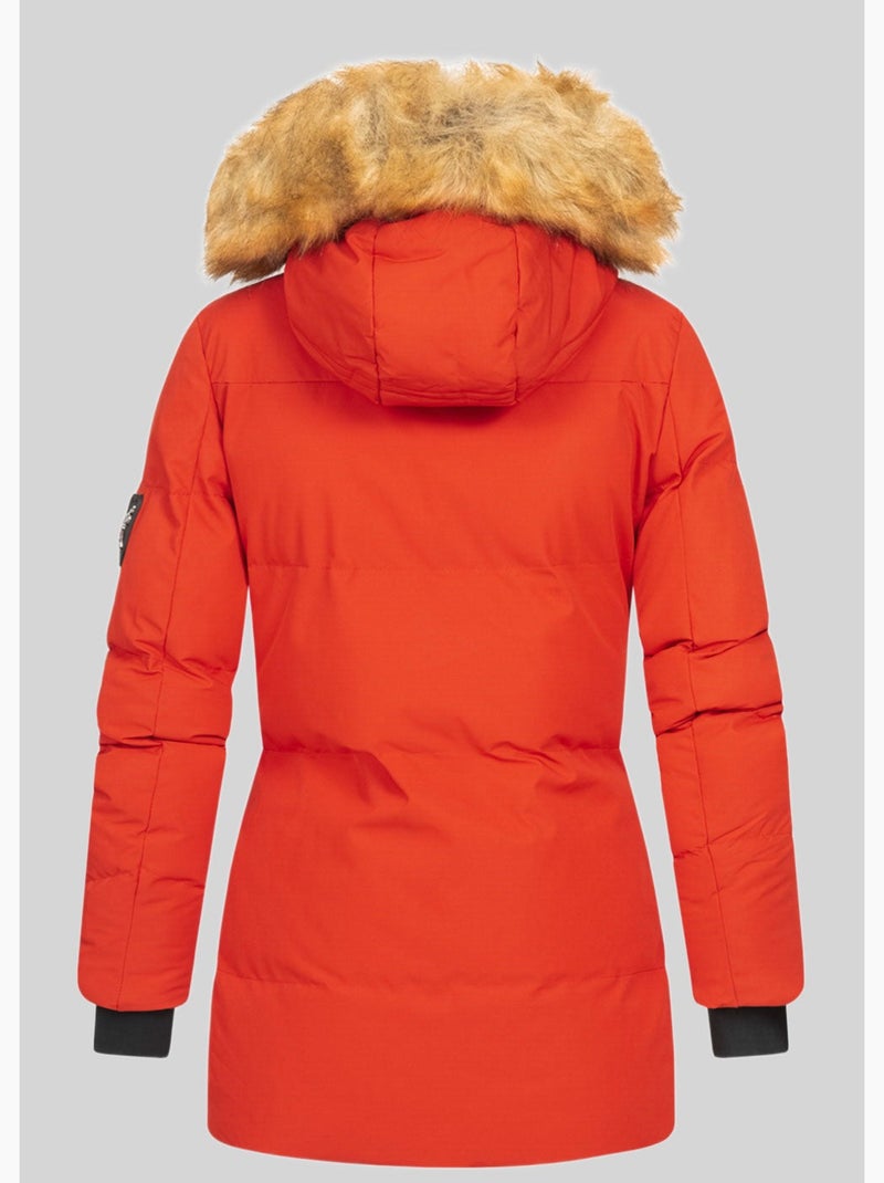 Parka à capuche crown – geographical norway Rouge - Kiabi