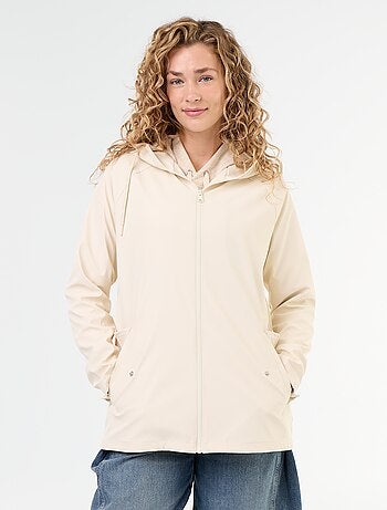 Parka à capuche déperlant