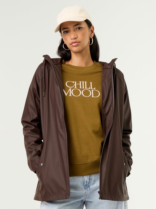 Parka à capuche déperlant - Kiabi