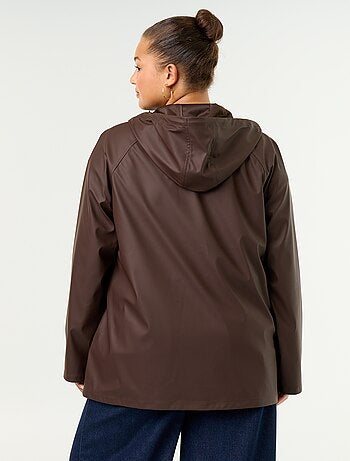 Parka à capuche déperlant