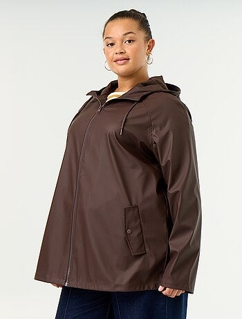 Parka à capuche déperlant