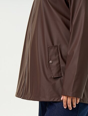 Parka à capuche déperlant
