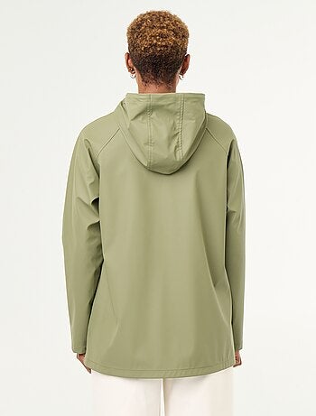 Parka à capuche déperlant