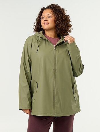 Parka à capuche déperlant