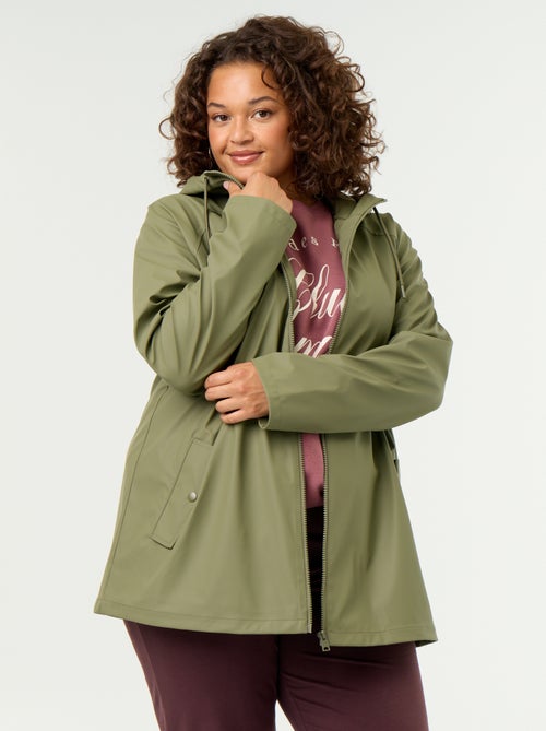 Parka à capuche déperlant - Kiabi