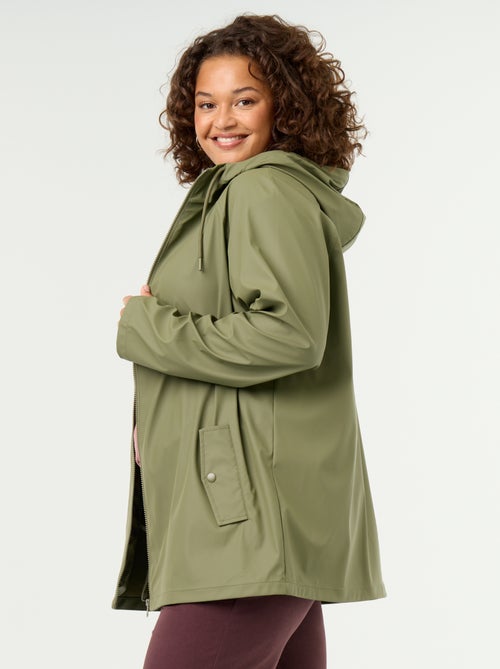 Parka à capuche déperlant - Kiabi