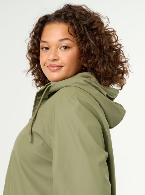 Parka à capuche déperlant - Kiabi