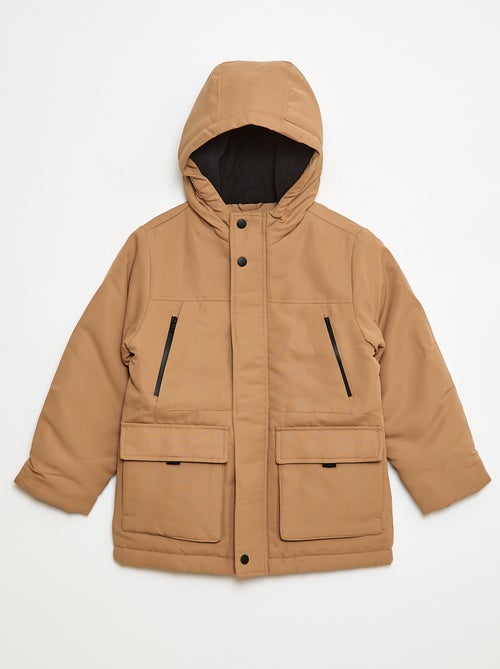 Parka à capuche déperlante - Kiabi