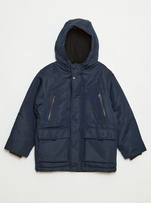 Parka à capuche déperlante - Kiabi