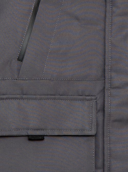 Parka à capuche déperlante - Kiabi