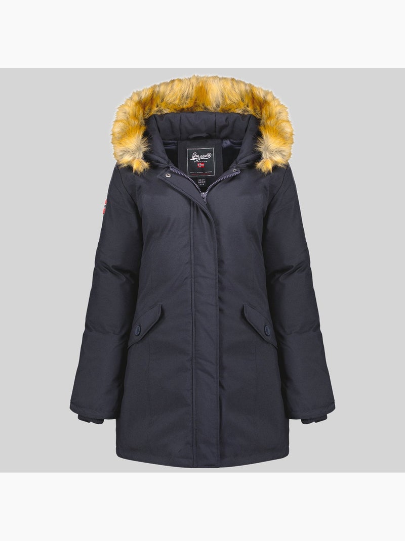 Parka à capuche dinasty – geographical norway Bleu marine - Kiabi