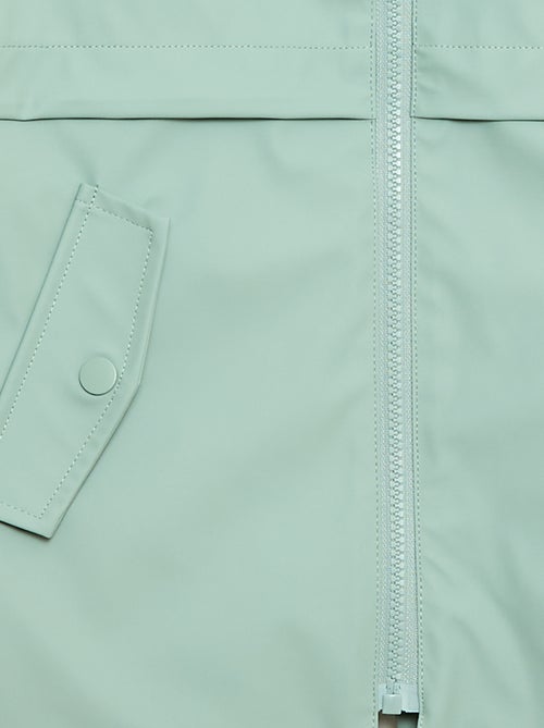 Parka à capuche en caoutchouc - Kiabi Parka à capuche en caoutchouc - Kiabi