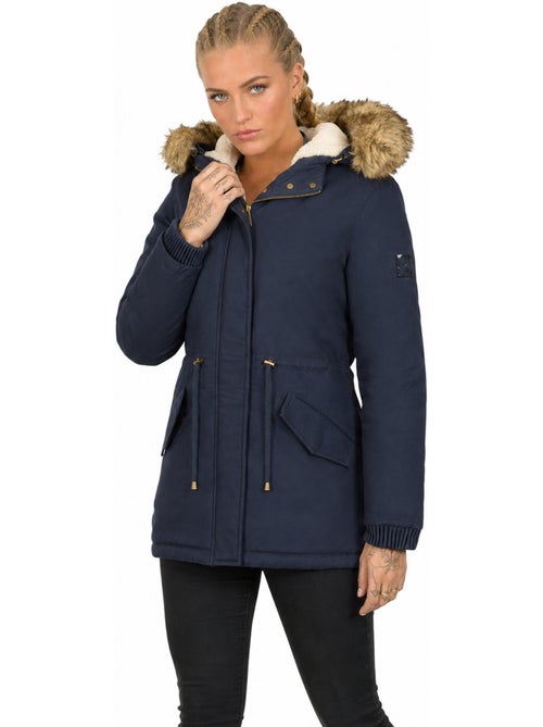 Parka à capuche fausse fourrure ampurieak – canadian peak - Kiabi