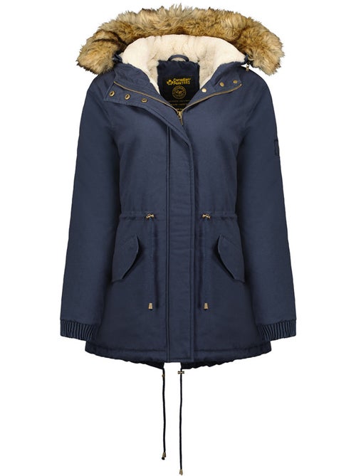 Parka à capuche fausse fourrure ampurieak – canadian peak - Kiabi