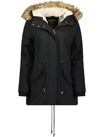 Parka à capuche fausse fourrure ampurieak – canadian peak
