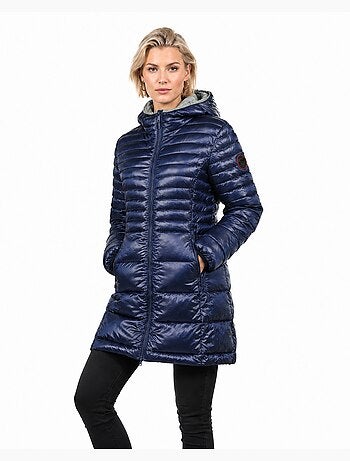 Parka à capuche fausse fourrure bodeak – canadian peak