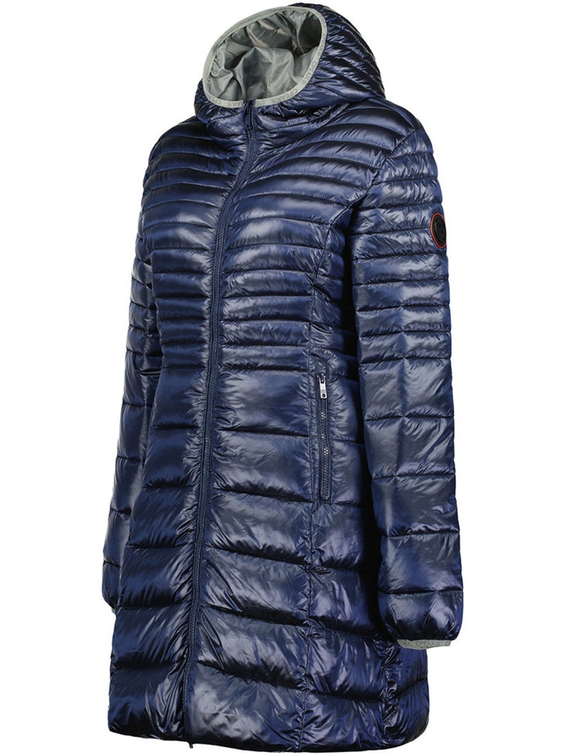 Parka à capuche fausse fourrure bodeak – canadian peak Bleu marine - Kiabi