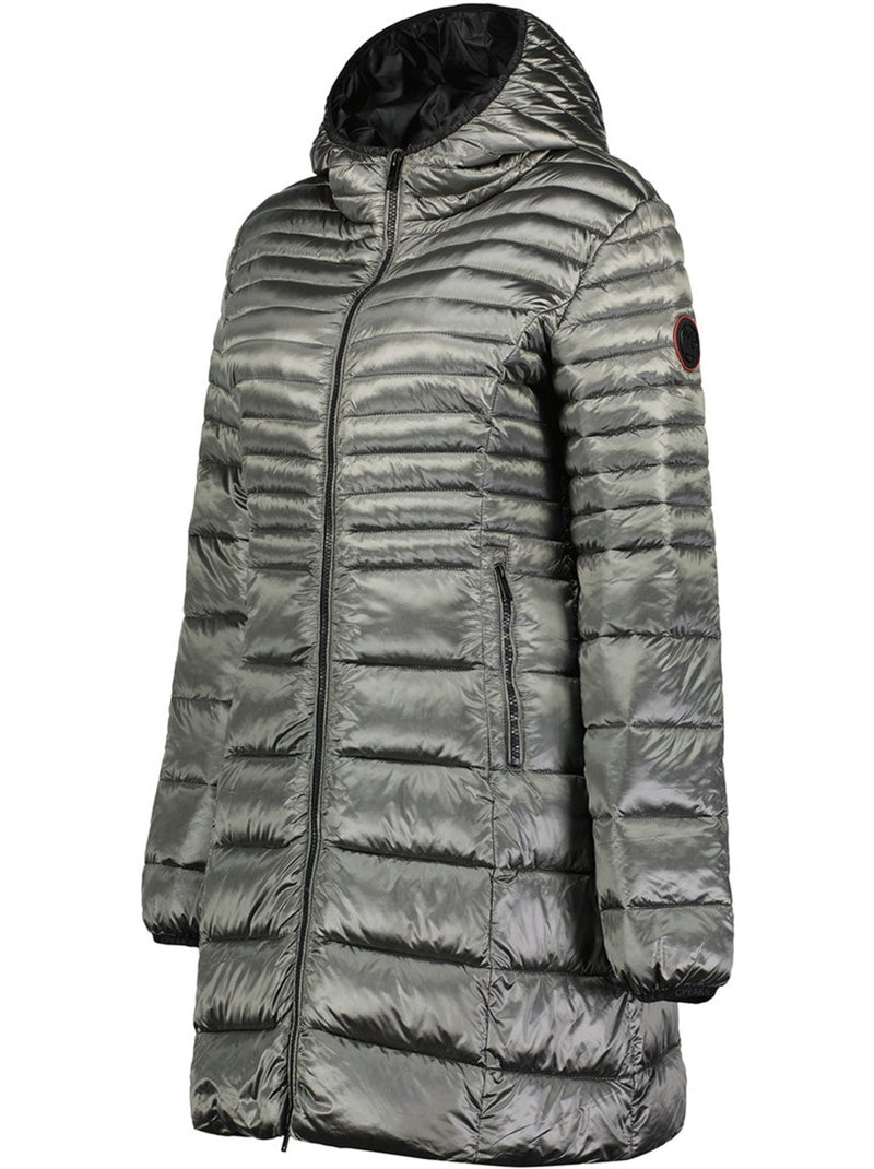 Parka à capuche fausse fourrure bodeak – canadian peak Gris foncé - Kiabi