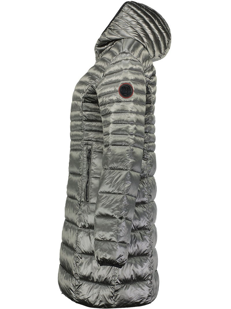 Parka à capuche fausse fourrure bodeak – canadian peak Gris foncé - Kiabi