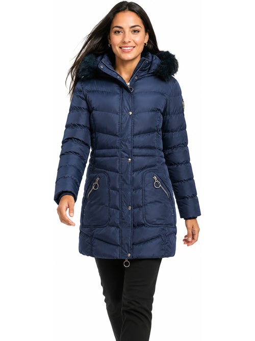 Parka à capuche fausse fourrure civileak – canadian peak - Kiabi