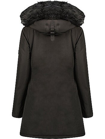 Parka à capuche fausse fourrure corteak – canadian peak