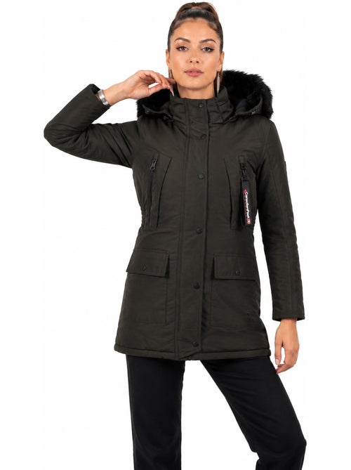 Parka à capuche fausse fourrure corteak – canadian peak - Kiabi Parka à capuche fausse fourrure corteak – canadian peak - Kiabi