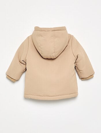 Parka à capuche intérieur moutonné