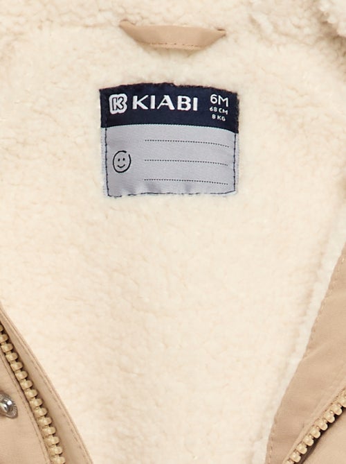 Parka à capuche intérieur moutonné - Kiabi Parka à capuche intérieur moutonné - Kiabi