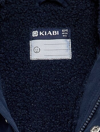 Parka à capuche intérieur moutonné