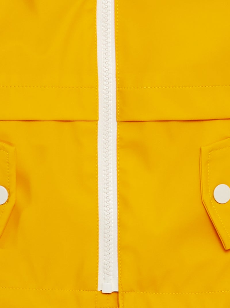 Parka à capuche Jaune - Kiabi