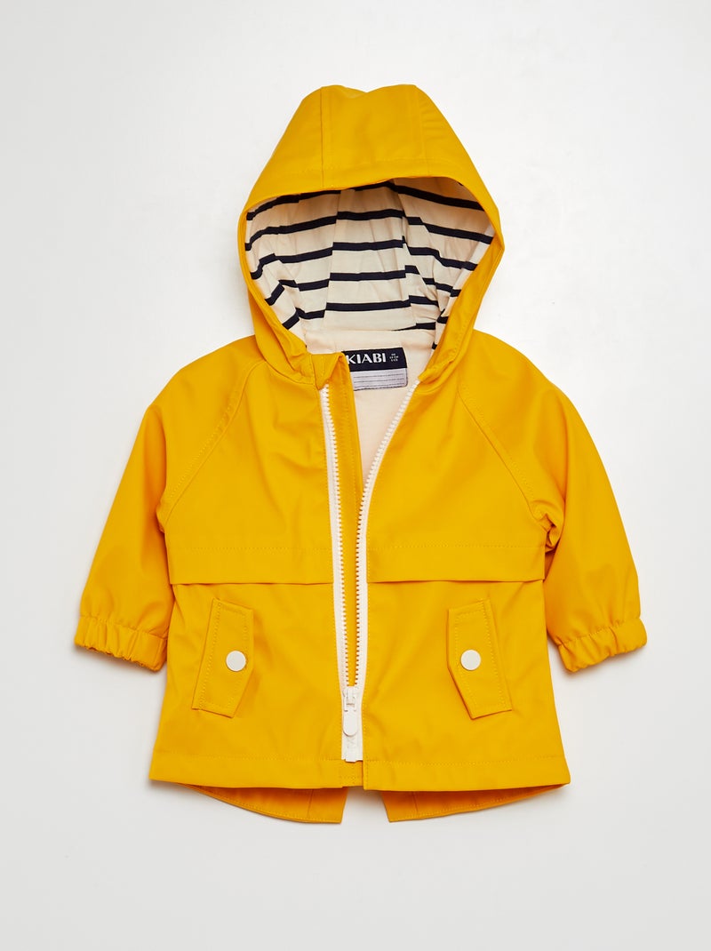 Parka à capuche Jaune - Kiabi