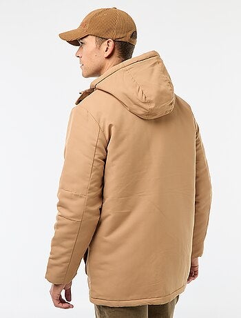 Parka à capuche mi-long