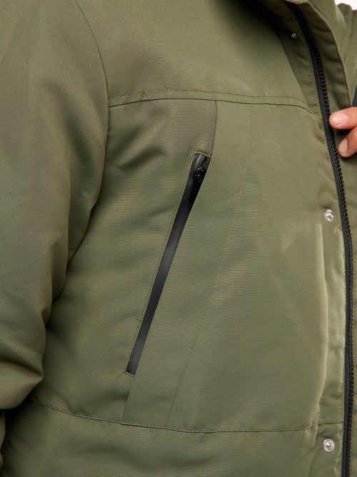 Parka à capuche mi-long - Kiabi