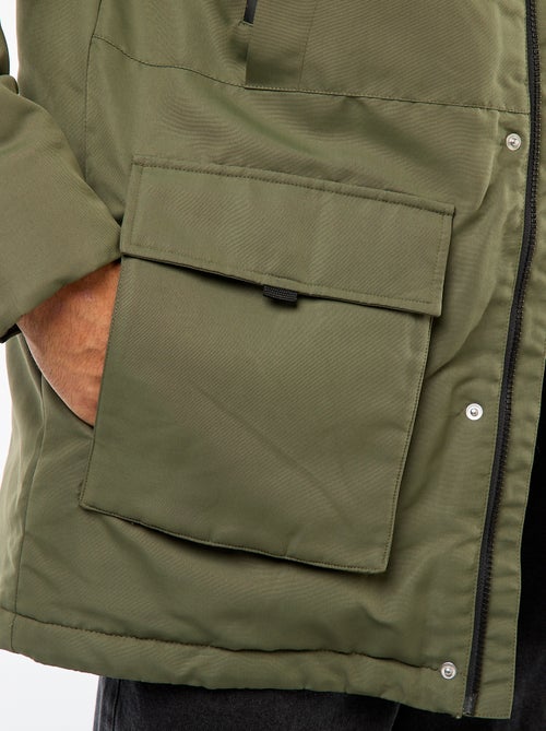 Parka à capuche mi-long - Kiabi