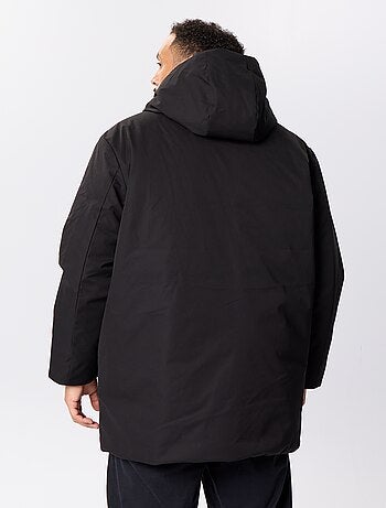 Parka à capuche uni