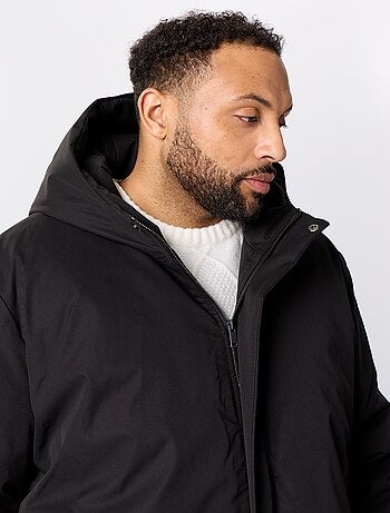 Parka à capuche uni