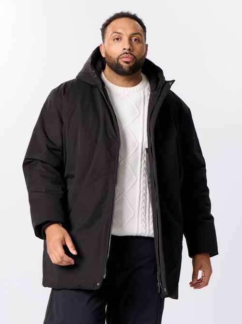 Parka à capuche uni - Kiabi