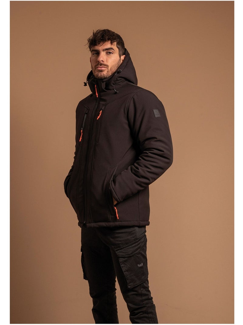 Parka a capuche ZUMILAN Noir - Kiabi