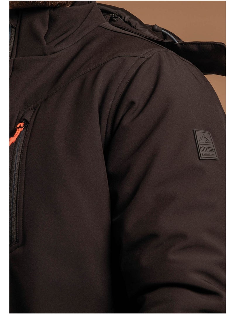 Parka a capuche ZUMILAN Noir - Kiabi